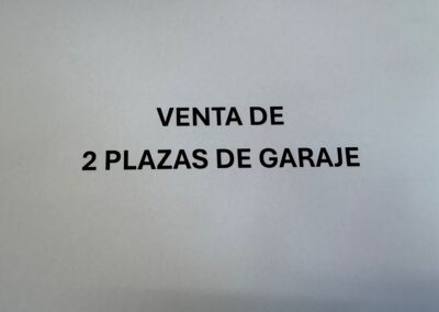 PLAZAS DE GARAJE EDIF. EL PARQUE